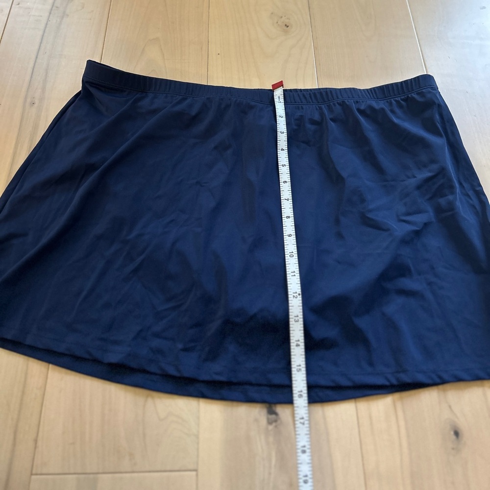 NWOT Swimsuits For All Skirt With Attached Bottoms Navy - Picture 3 of 8